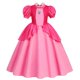 thumbnail image 1 of Vestidos de melocotón para niñas, disfraz de princesa, ropa de fiesta, Cosplay, Halloween, Carnaval, cumpleaños Fivean unisex, 1 of 2