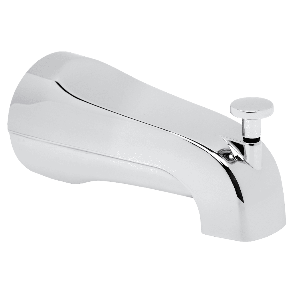 *Nice Sleek Design Tub Spout with Diverter Threaded IPS Connection Chrome 
