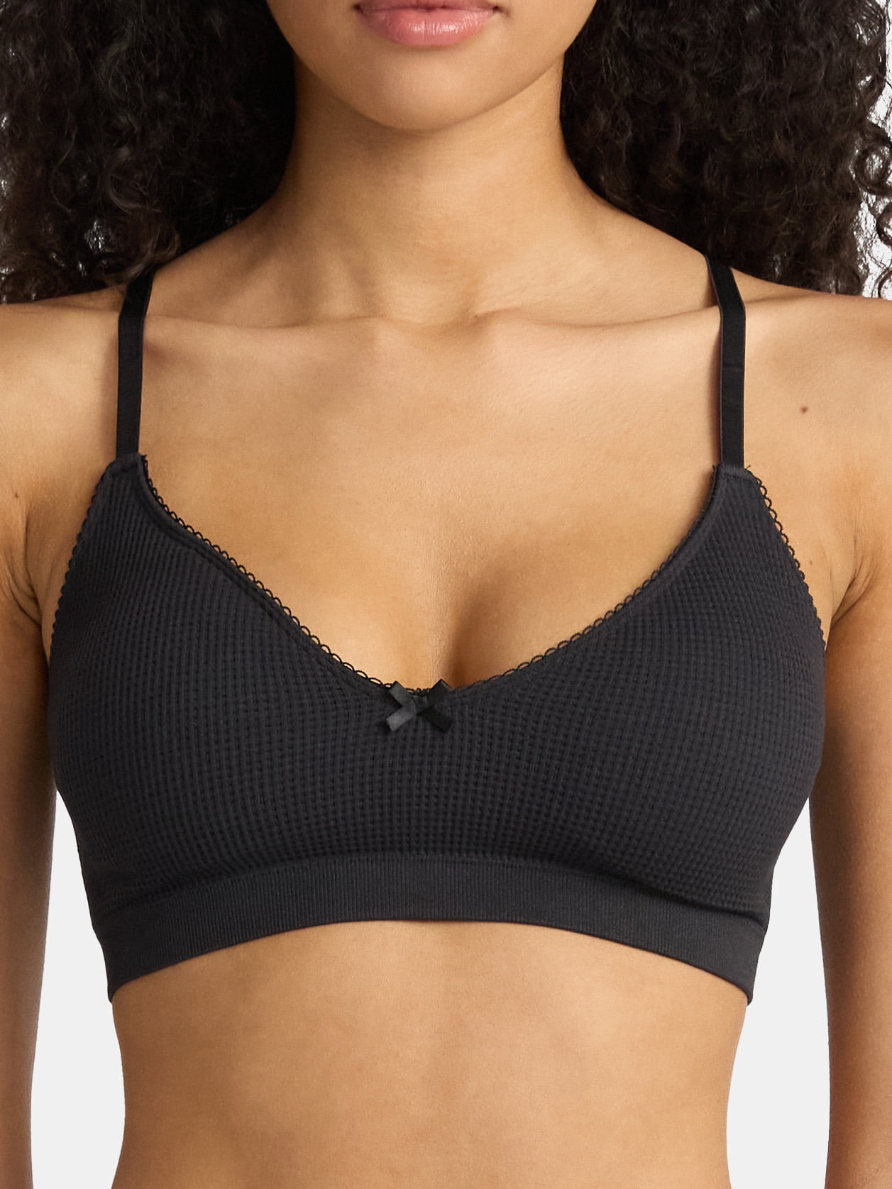 No Boundaries Seamless Triangle Bralette & Boyshort Set, 2-Piece, Women's XS-XXXL