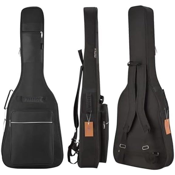 3/4 Size 36 Inch Acoustic Guitar Case Soft, Acoustic Guitar Bag 0.35 Inch Thicken Sponge Padded, Waterproof Gig Bag with Back Hanger Loop-For 36" Acoustic Classic Guitar