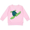 thumbnail image 2 of Inktastic Sea Turtle with Swirls Toddler Sweatshirt, 2 of 4