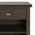 thumbnail image 5 of Simpli Home Artisan Wood 24" Nightstand Table in Warm Walnut Brown, 5 of 11