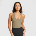 thumbnail image 1 of 2024 Nuevo sujetador de yoga de alta resistencia para mujer, camiseta sin mangas deportiva con cuello halter, a prueba de golpes, antiflacidez en la espalda, ropa deportiva embellecedora, 1 of 4