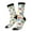 3 Black, variant on Cartoon Labrador Retriever Crew Socks for Men & Women, Breathable Casual Athletic Ankle Socks