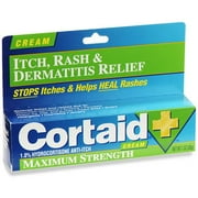 Angle View: Cortaid Maximum Strength 1% Cream, 1oz