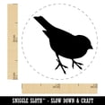 thumbnail image 2 of Sparrow Bird Solid Self-Inking Rubber Stamp Ink Stamper - Fuchsia Ink - Mini 1/2 Inch, 2 of 7