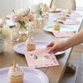 thumbnail image 5 of Amscan Enchanted Unicorn Birthday Lunch Napkins, 6.5 in, 48 Count, 5 of 6
