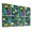 Color 1, variant on 8 Pack Art Acoustic Panels Sound Absorbing Emerald Green Teal Moroccan Trellis Gold Accents Decorative Soundproof Wall Panels Self Adhesive for Nursery Game Room Bedroom 48"x32"