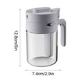 thumbnail image 3 of SouMaox Glass Spice Jar Integrated Spoon Lid Dispenser Moisture Proof Seasoning Container Kitchen Condiment Pot Transparent Storage Cruet, 3 of 8