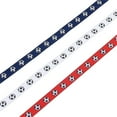 thumbnail image 4 of Football Pattern Ribbon for Soccer Gift and Birthday Gift Wrapping Football Game Decorations, 4 of 6
