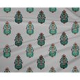 thumbnail image 4 of oneOone Polyester Lycra Light Gray Fabric Floral & Paisley Block Sewing Craft Projects Fabric Prints By Yard 56 Inch Wide, 4 of 4