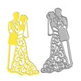 thumbnail image 4 of Cutting Dies HGSALK para novia, amante, novio, tarjeta de boda, artesanía, 4 of 5