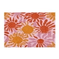 thumbnail image 2 of IAUYY 24x20 Inch Bath Mat Thick Soft Plush Shower Mat TPR Backing Material Non Slip Bath Mats for Bathroom for Tub Shower Hotel Large Sun, 2 of 9