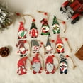 thumbnail image 6 of Christmas Wooden Hanging Decoration Colorful Cute Forest Man Hanging Santa Claus Hanging Decorations Christmas Tree Decorations, 6 of 7