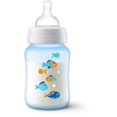 thumbnail image 4 of Philips Avent Anti-colic baby bottle Mixed Sea design, Blue Fish or Pink Turtle, *Colors May Vary*, 9oz, 3pk, SCF407/35, 4 of 8