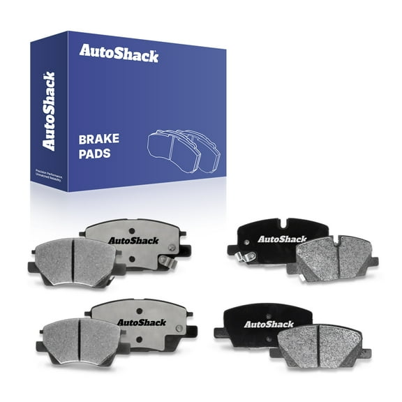 AutoShack Front & Rear Ceramic Brake Pad Set | Replacement for 2020 Chevrolet Equinox 2020 GMC Terrain | 8-PC