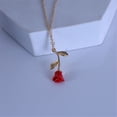 thumbnail image 4 of Colliers pour Femmes Collier Pendentif Rose en Trois Dimensions pour Femmes Bijoux, 4 of 5