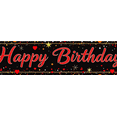 thumbnail image 4 of Happy Birthday Banner Red Balloons and Gifts Black Backdrop Party Decorations Photo Props Birthday Celebration Event Supplies Background, 4 of 8