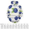 thumbnail image 2 of Blueberry Striped Pattern Men's Women New Sweatshirt Hoodie Men's Plus Size Sweatshirt Hooded Sweatshirt 3d Printed Street Men's Cloth, 2 of 6