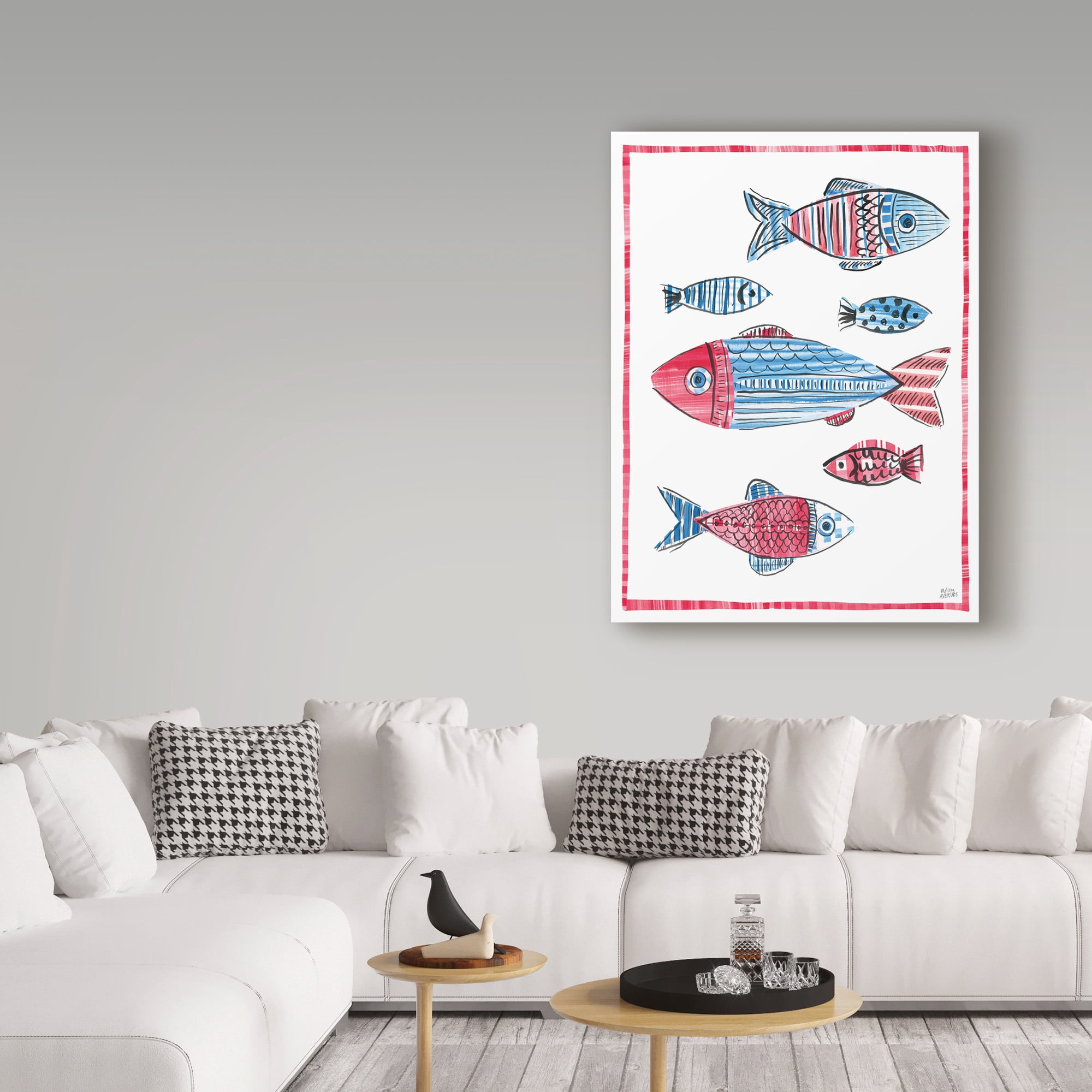 Trademark Fine Art 'Coastal Americana I' Canvas Art by Melissa Averinos