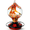 Sunset Red, variant on Novoto Hummingbird Feeder for Outdoors Hanging, 34 Oz, Handcrafted Gift Inner Glass Décor for Bird Garden Lover, Golden Meadow