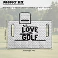 thumbnail image 7 of FKELYI Love To Golf White Print Golf Cart Accessories Portable Cart Seat Cover Cushion Protector Foldable Carts Cushion Towel Blanket for EZGO Yamaha Carts, 7 of 7