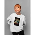 thumbnail image 2 of Pastell The Library Sweatshirt Womens -Charlotte Bird Designs, Female Casual Fit, 2 of 4
