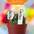 thumbnail image 3 of EcoNesxp Marqueurs de Plantes Imperméables Blanc Blanc 200 Pcs avec Marqueur Permanent, 3 of 5