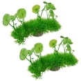thumbnail image 1 of 2 piezas para decoración de peceras, plantas de plástico para peceras, decoración de plantas de plástico para peceras., 1 of 5