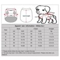 thumbnail image 7 of Classic Red Snow Pet Turtleneck Dog Sweater Puppy Kitten Cats Apparel Clothes, 7 of 7