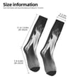 thumbnail image 2 of Xecao Running horses Print Compression Socks for Both Men And Women for Running, Travel, Flight, Nurse, 2 of 6