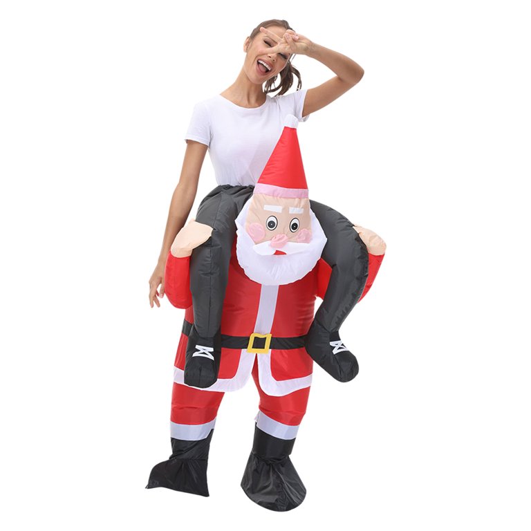 Father christmas sale piggy back costume