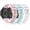 Pink Sand+Mint Green+White, variant on Bands Compatible with Garmin Venu/Venu Sq/Sq 2/Venu 2 Plus/Garmin Vivoactive 6/5/3 Watch Bands Women Men, 3-Pack Soft Silicone Sport Replacement Strap for Garmin 165/55/645/245 Music Watch Band