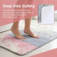thumbnail image 4 of REGALWOVEN Bathroom Rugs Non Slip Machine Washable Bath Mat Ultra Soft Plush Shaggy Rug Pink 32" x 20", 4 of 6