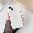 thumbnail image 2 of Designed for iPhone 14 Case,Simple Cute Candy Colorful Case for Girls Women,Soft Slim TPU Bumper Shockproof Protective Cover for iPhone 14,6.1 inch-White, 2 of 8