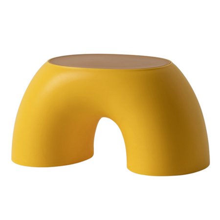 Yoone Creative Home Non-slip Kids Circular Rainbow Bench Strong Utility Foot Stool
