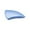 Blue, variant on Plastic Plates Reusable, Bent Shape Plates Impregnable Dinner Plates Dishwasher Microwave Safe Plastic Plates Reusable Lightweight Plates for Kitchen Or Camping 7.1X7.5 Inches