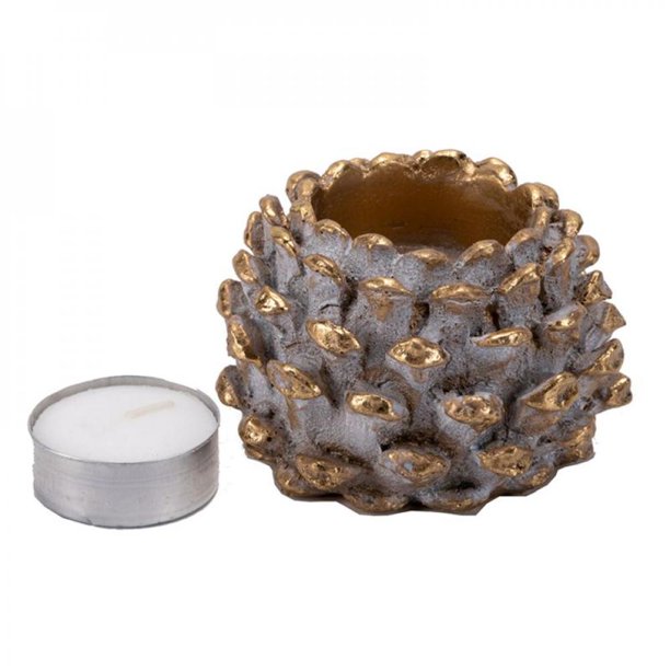 hardlegix Resin Pine Cone Candle Holder Retro Simulation Pine Cone