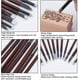 thumbnail image 4 of Juego de 11 cinceles de acero de tungsteno para tallar piedra y madera. Incluye cinceles y cuchillos para grabar sellos en piedra., 4 of 8