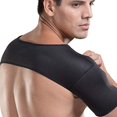 thumbnail image 2 of Lacrosse Shoulder Pads Mens Stability Support Shoulder Sleeve Strap Double Shoulder Protection Lifting Shoulder Brace Sports Back Braces Shoulder Brace Wraps Miss Breathable Holder, 2 of 5
