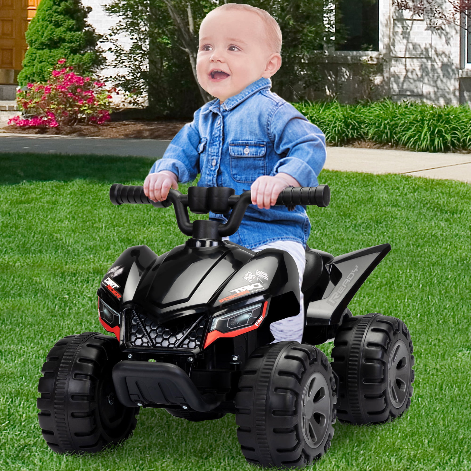 Sesslife 6 Volt ATV for Boys Girls, Battery Powered Ride on Toy with