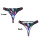 thumbnail image 3 of Balery Colored Abstract Tangas de Algodón para Mujer con Estampado – Ropa Interior Sexy, Transpirable, G-string-3X-Large, 3 of 6