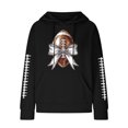 thumbnail image 4 of Mceream Womens Game Day Sweatshirt Football Long Sleeve Shirt Knit Print Crew Neck Rugby Pullovers Casual Game Day Fan Pullover Top Black S, 4 of 5