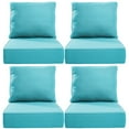 thumbnail image 4 of Opohoro Outdoor Deep Seat Cushion Set, 24"x24"x6", Water Resistant & UV Resistant Comfortable Furniture Cushions for Patio Chair, Sofa, Loveseat, 4 of 12