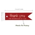 thumbnail image 5 of Inkdotpot Thank You For Celebrating With Me Birthday Bottle Tag Real Rose Gold Foil Favor Hang Tags Pack Of 50, 5 of 6
