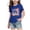 Blue, variant on ITSAME Girls American Flag Graphic Tee 4th of July Short Sleeve Tops Independence Day Patriotic T-Shirts Green Size 5-6