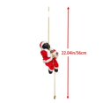 thumbnail image 2 of Escalada Eléctrica De Navidad, Adorno De Papá Noel Para Árbol De Navidad, Adorno Colgante Para Fiesta, Regalo Para Niños matsuzay HA041693-04, 2 of 6