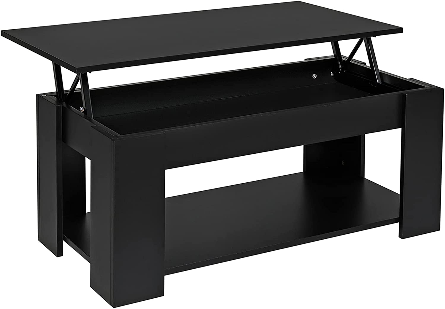 Joyeeling Coffee Table 38” Lift Top Coffee Table with Hidden