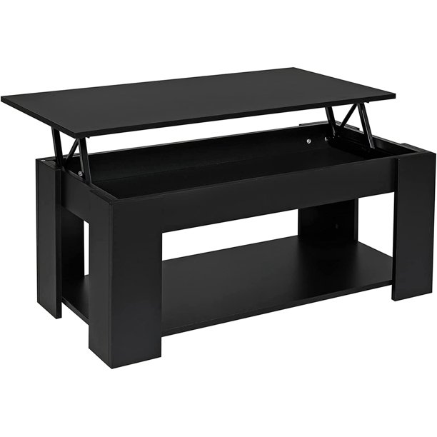 Joyeeling Coffee Table 38” Lift Top Coffee Table with Hidden