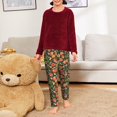 thumbnail image 6 of Disketp Fruits Peach for Teenagers' Pajama Pants ,Lounge Pants Teen joggers Ideal for Home, School, or Sports-XS(5-6), 6 of 6